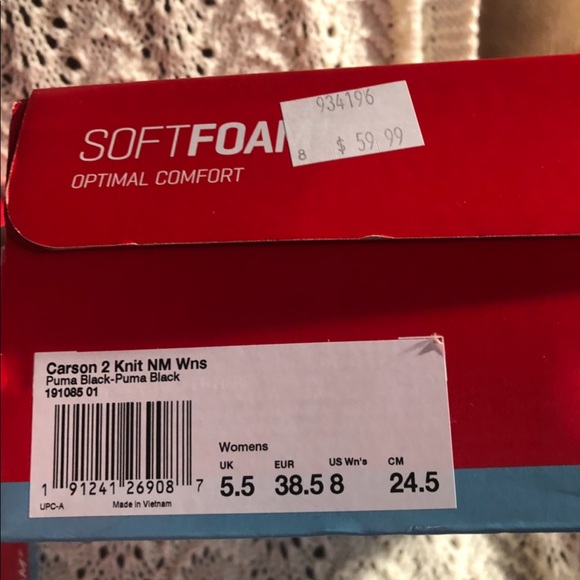 Women’s Puma soft foam Ultimate comfort shoes - Picture 6 of 6